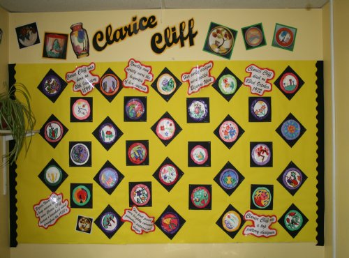 Clarice Cliff display